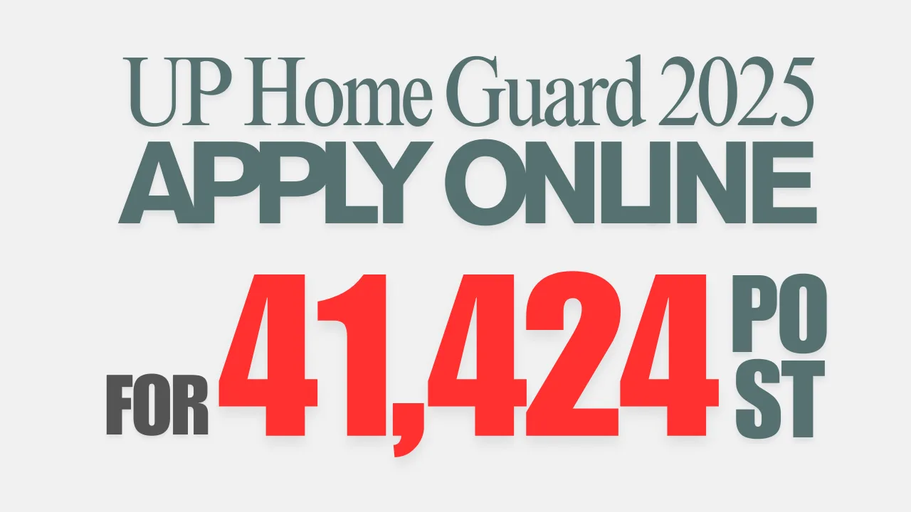 UPPRPB UP POLICE HOME GUARD RECRUITMENT 2025